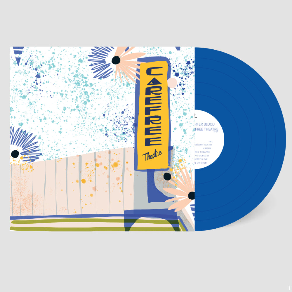 Surfer Blood "Carefree Theatre" blue vinyl
