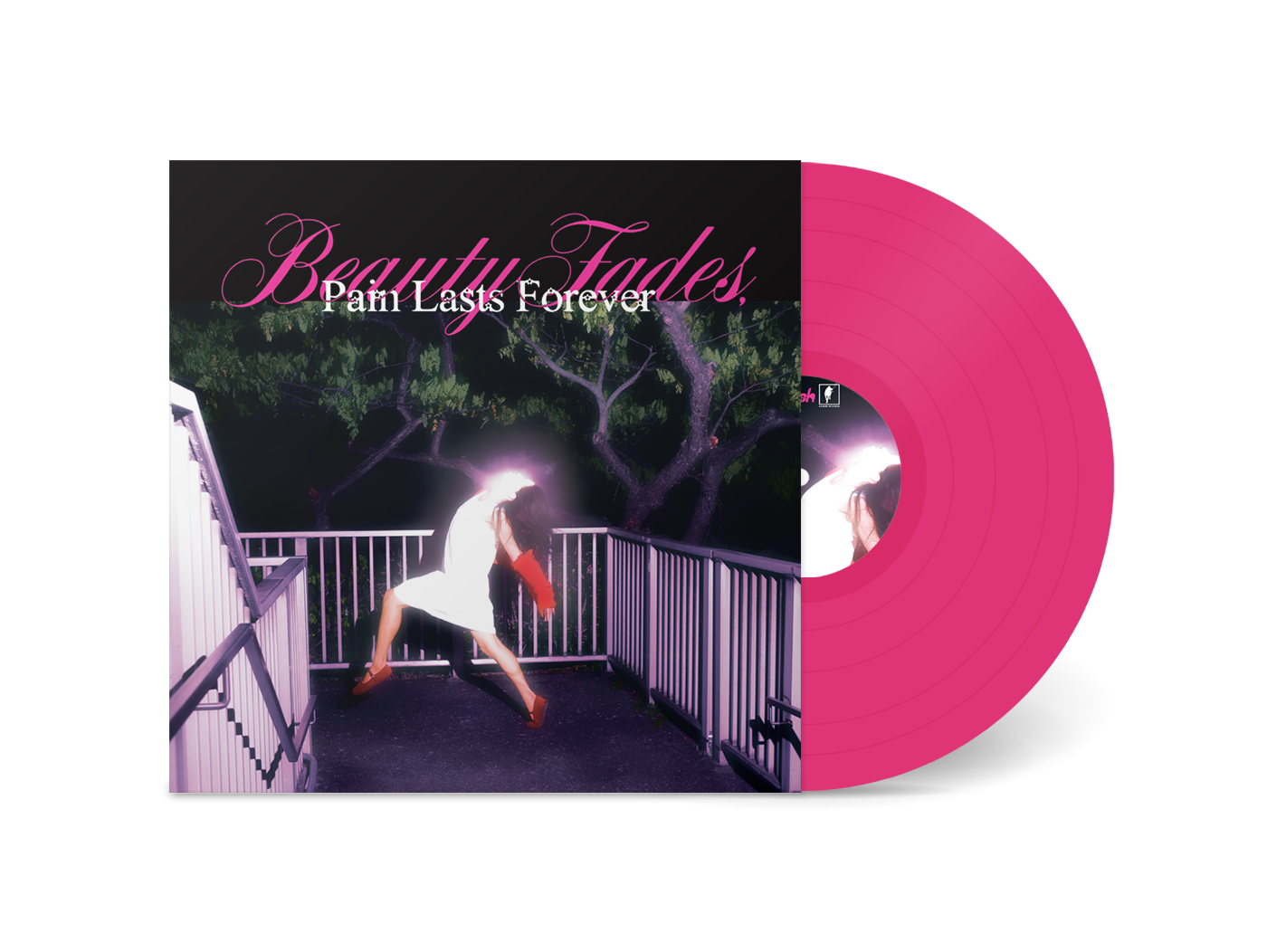 Blush "Beauty Fades, Pain Lasts Forever" pink vinyl